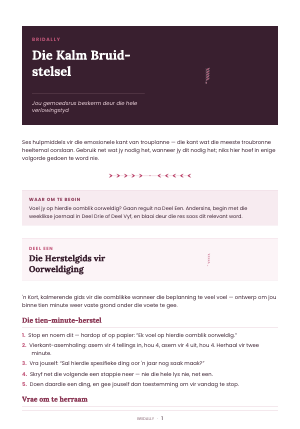 Die Kalm Bruid-stelsel