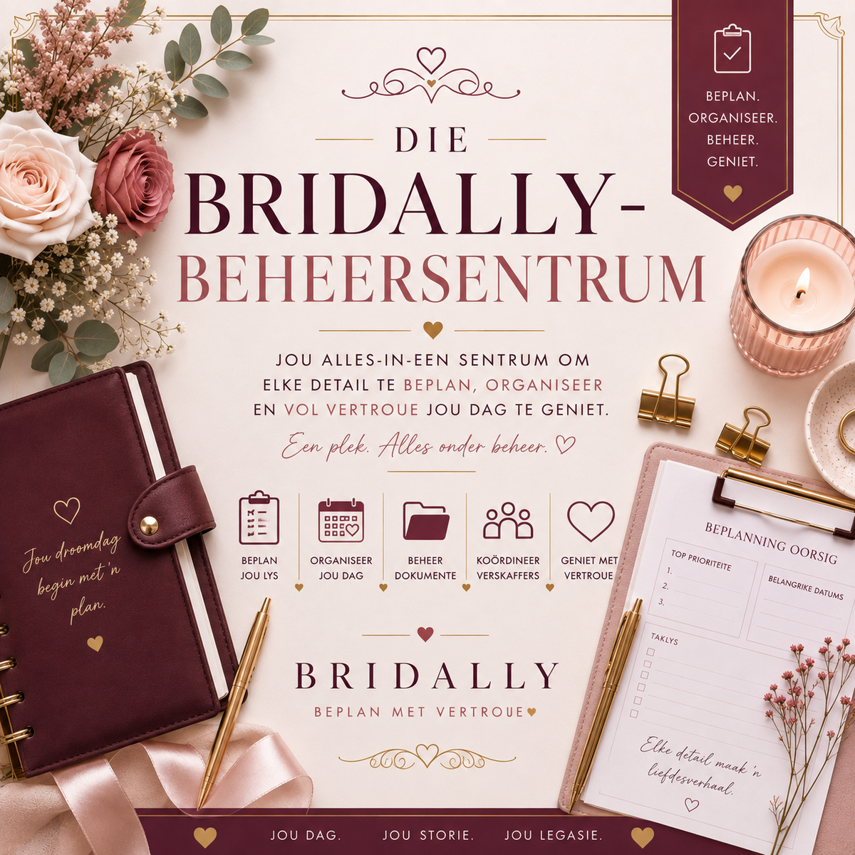 Die Bridally-Beheersentrum