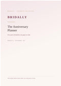 The Anniversary Planner