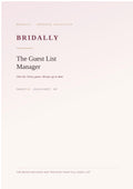 The Guest List Manager