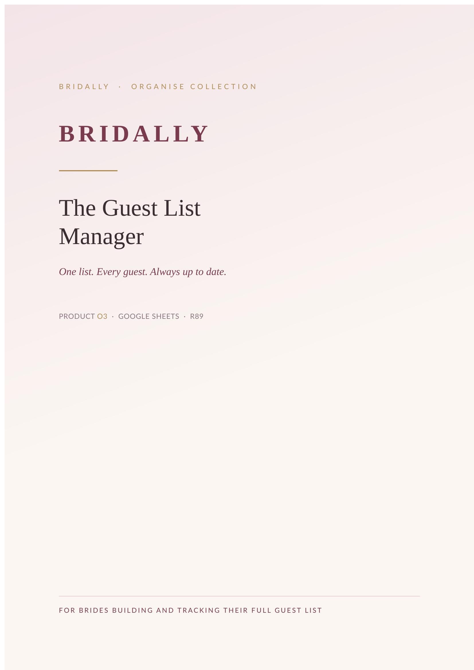 The Guest List Manager