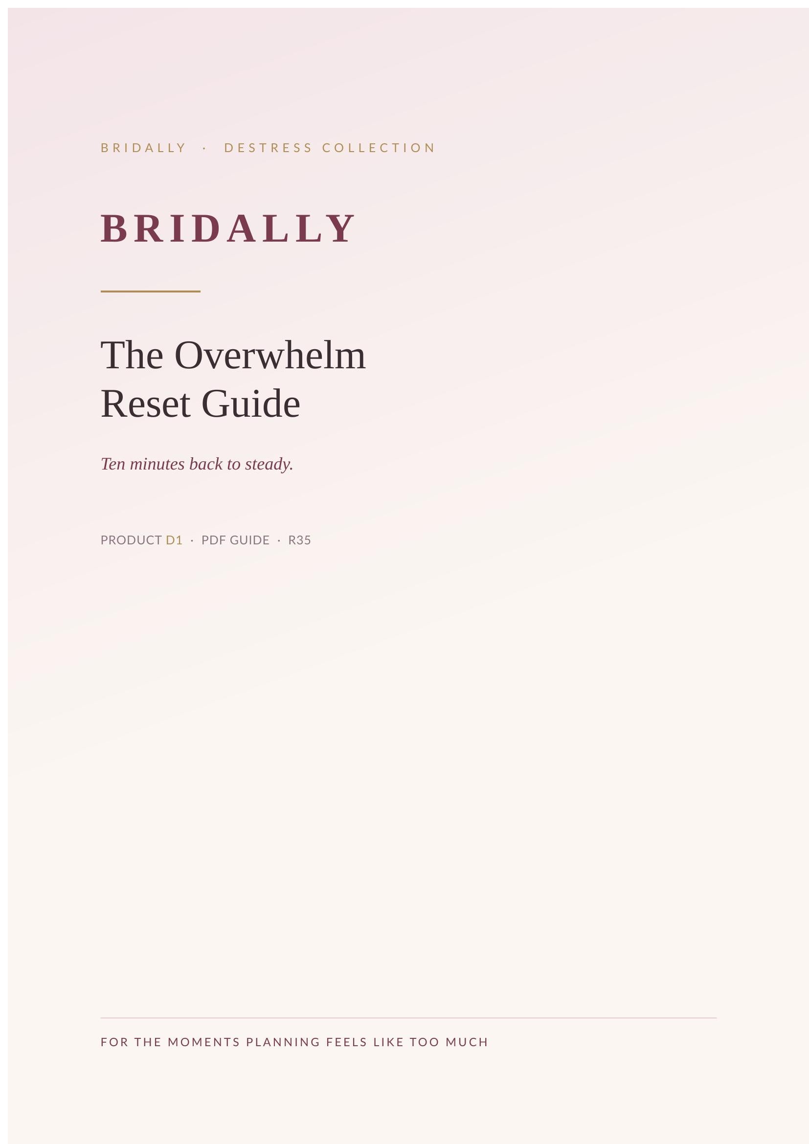 The Overwhelm Reset Guide