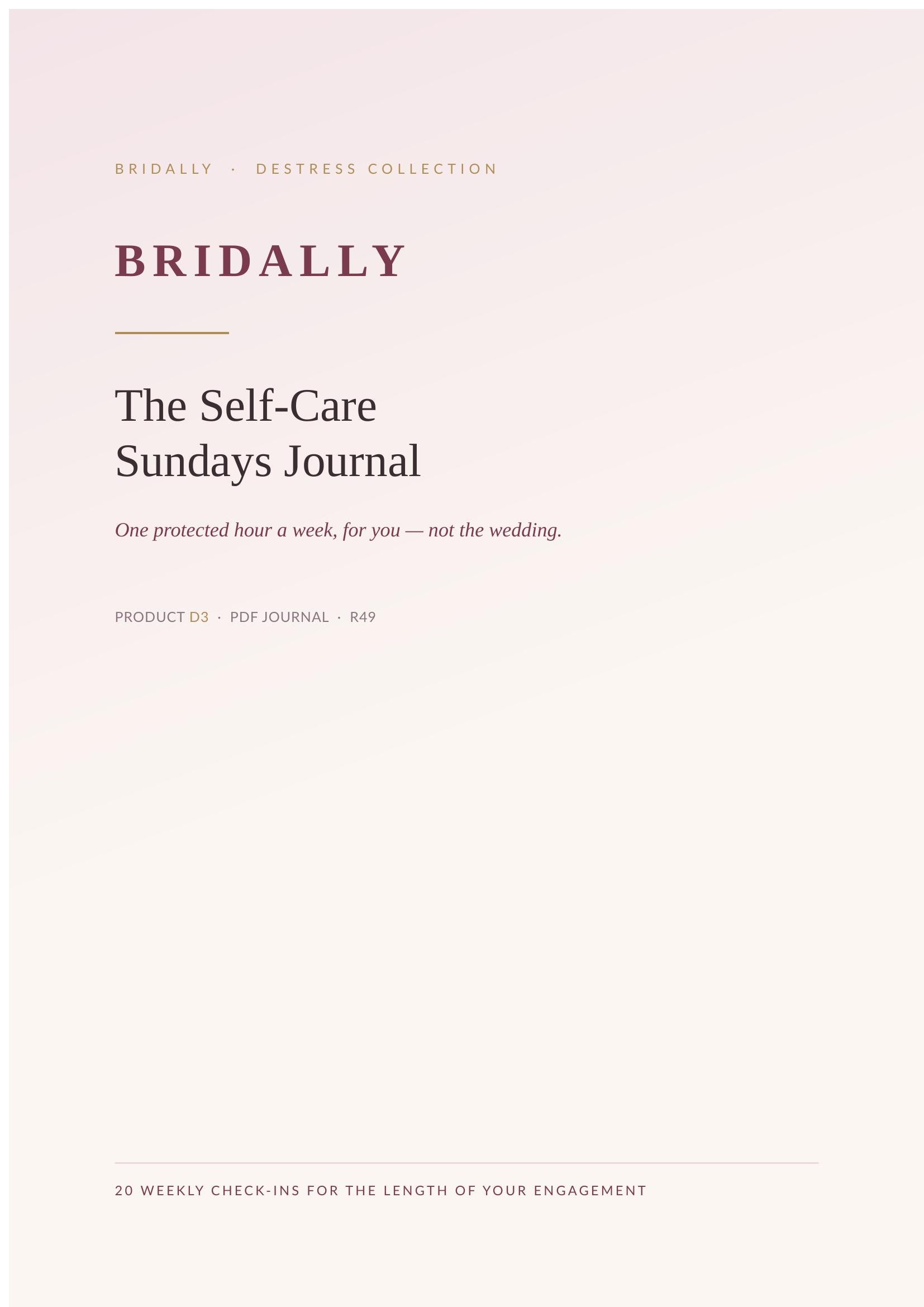 The Self-Care Sundays Journal