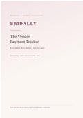 The Vendor Payment Tracker