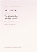 The Wedding Day Memory Journal
