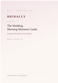 The Wedding Morning Moments Guide